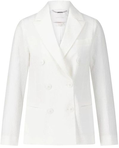 Rich & Royal Elegante blazer de crepe - Blanco
