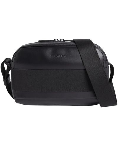 Calvin Klein Borsa fotocamera tech a tracolla nera - Nero