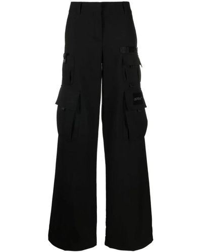 Off-White c/o Virgil Abloh Wide trousers - Nero