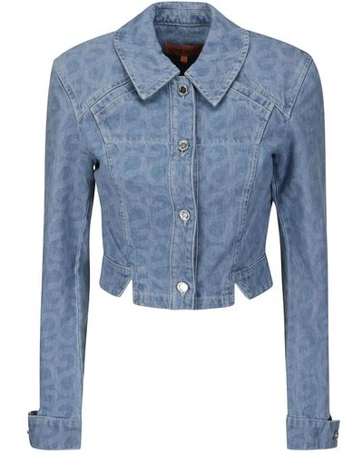 Stine Goya Jackets > denim jackets - Bleu