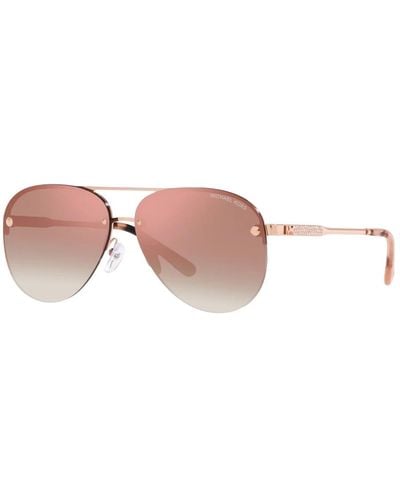 Michael Kors East Side Mk 1135b Rose Gold/pink Shaded 59/12/140 Women Sunglasses