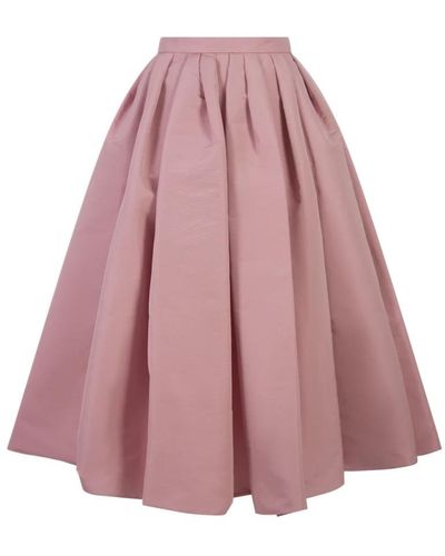 Alexander McQueen Midi Skirts - Pink