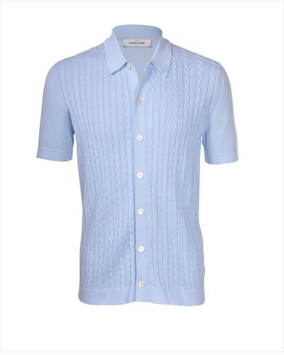 Gran Sasso Shirts > short sleeve shirts - Bleu