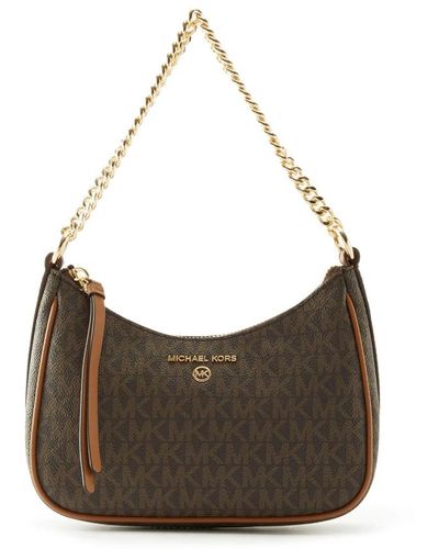 Michael Kors Jet Set Charm Small Sweler Sac avec logo - Marron