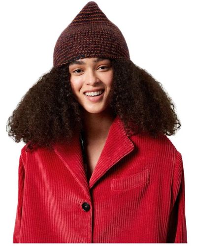 Massimo Alba Accessories > hats > beanies - Rouge
