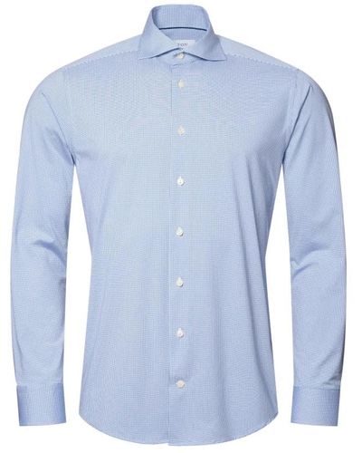 Eton Casual Overhemden - Blauw