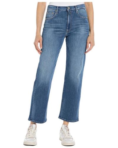 Replay Jeans > straight jeans - Bleu