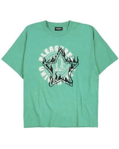Pleasures T-shirts - Vert