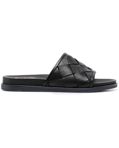 Casadei Shoes > flip flops & sliders > sliders - Noir