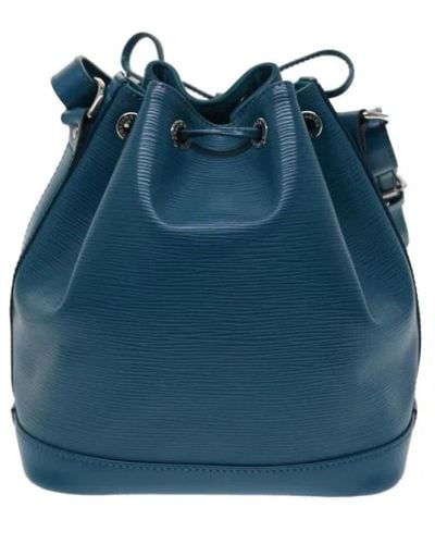 Louis Vuitton Borsa a tracolla in pelle blu usata