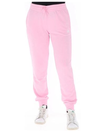 adidas Pantaloni rosa con stampa da donna