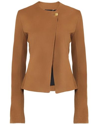 Chloé Leather Jackets - Brown