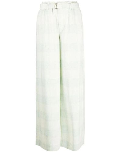 Rodebjer Trousers > wide trousers - Blanc
