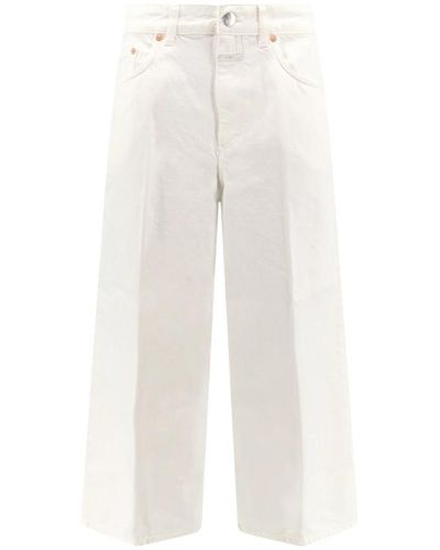 Closed Cropped pantaloni - Bianco