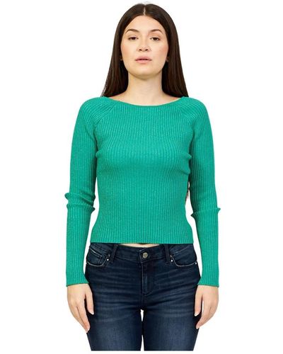 Fracomina Round-Neck Knitwear - Green