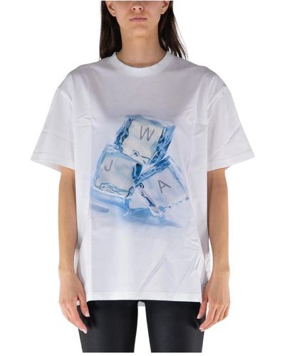 JW Anderson T-shirt ice cube - Blu