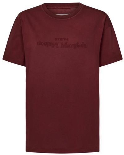 Maison Margiela T-shirts - Rot