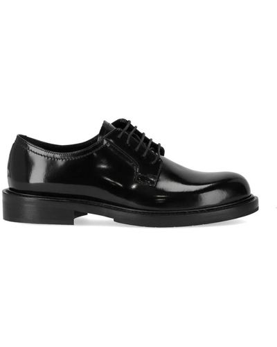 Guglielmo Rotta Shoes > flats > laced shoes - Noir