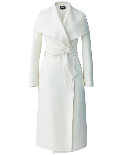 Mackage Belted Coats - White
