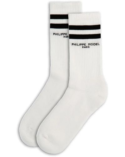 Philippe Model Chaussettes - Blanc