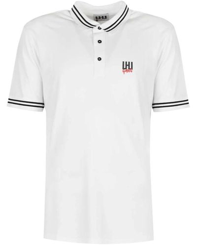 Les Hommes ;lhu gang; polo t -shirt - Bianco