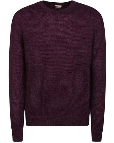 Massimo Alba Knitwear > round-neck knitwear - Violet