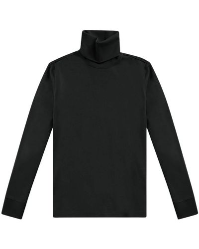 Brooks Brothers Camiseta negra de algodón elástico - Negro