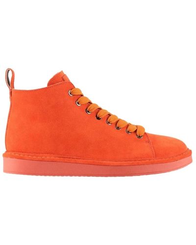 Pànchic Shoes > boots > lace-up boots - Orange