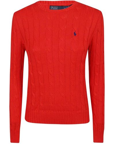 Ralph Lauren Knitwear > round-neck knitwear - Rouge