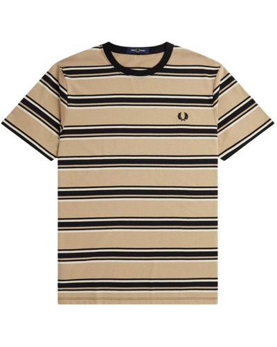 Fred Perry T-Shirts - Natural