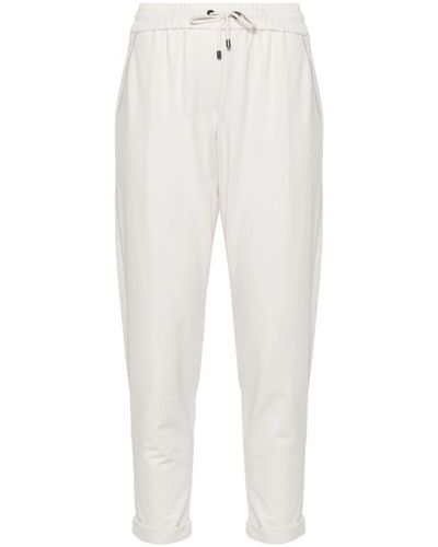 Brunello Cucinelli Sweatpants - White