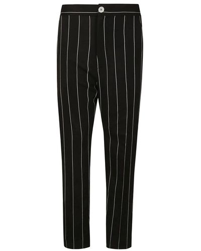 Setchu Trousers > slim-fit trousers - Noir