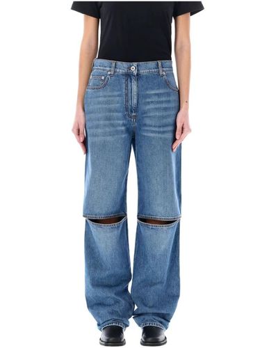 JW Anderson Jeans > straight jeans - Bleu