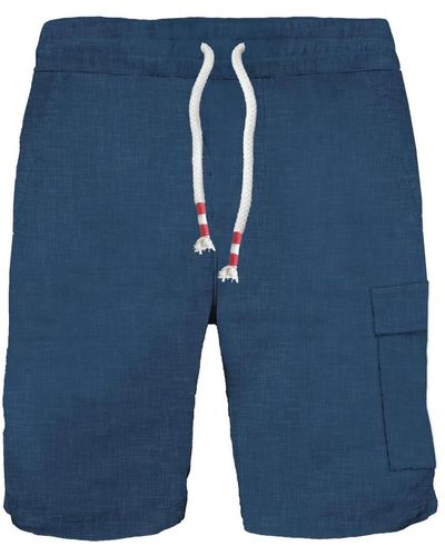 Mc2 Saint Barth Shorts > casual shorts - Bleu