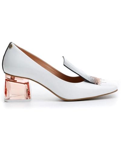 Manila Grace Weiße high heels ila grace