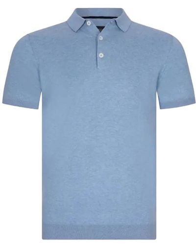 Cavallaro Napoli Polo Shirts - Blue