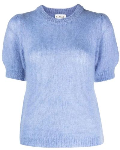 P.A.R.O.S.H. Round-Neck Knitwear - Blue