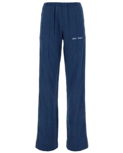 Palm Angels Straight trousers - Azul