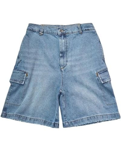 FLANEUR HOMME Denim shorts - Blau