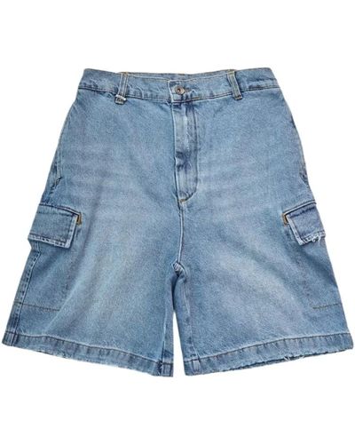 FLANEUR HOMME Shorts > denim shorts - Bleu