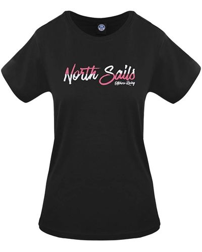 North Sails T-shirts - Schwarz