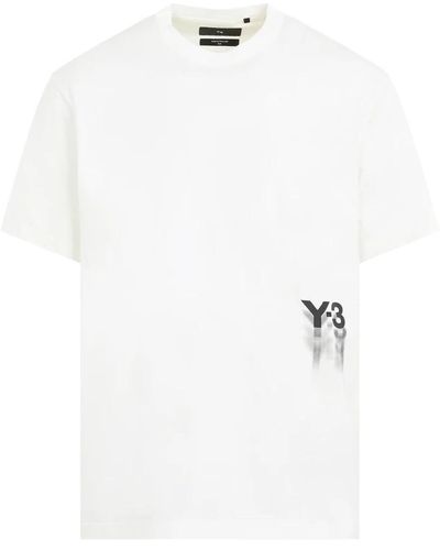 Y-3 Off- logo t-shirt - Weiß