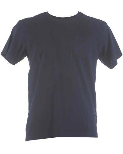 Bomboogie T-shirt rib roundneck pkt te - Blu