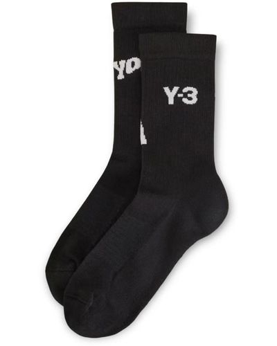 Y-3 Stylische crew socks - Schwarz