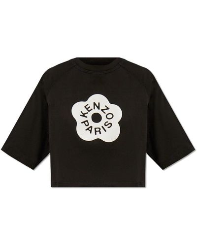 KENZO T-shirt mit logo - Schwarz