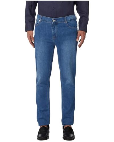 Trussardi Jeans 5 pocket 370 close denim - Blu