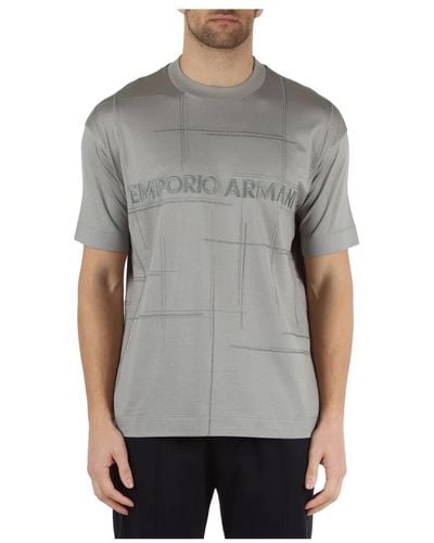 Emporio Armani T-Shirts - Gray