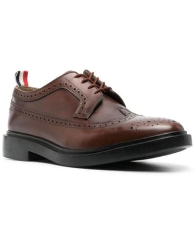 Thom Browne Laced Shoes - Brown