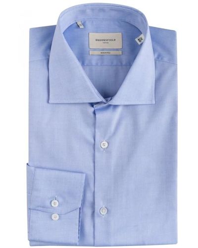Brooksfield Formal Shirts - Blue