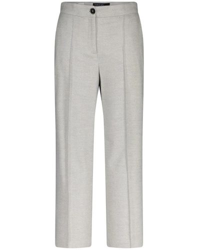 Marc Cain Straight Trousers - Grey